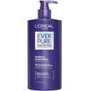LOreal Paris Sulfate Free Brass Toning Purple Shampoo for Blonde, Bleached, Silver, or Brown Highlighted Hair, EverPure, 23 Fl Oz