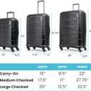American Tourister Stratum 2.0 Expandable Hardside Luggage with Spinner Wheels, Jet Black, Carry-on