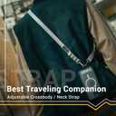 MAGEASY Universal Cell Phone Lanyard Crossbody - Anti-Theft Crossbody Phone Strap for iPhone 16 Pro Max & Most Smartphones, for Men & Women | 20mm (Misty Blue)
