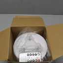 Large Outdoor Candles with Remote Waterproof 6"x6" Flickering Flameless Candles with 3 Wicks Plastic Big Battery Operated Candle for Indoor Outdoor Use, White