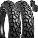 2-PCS 20" Heavy Duty Fat E-Bike Tires 20 x 4.0/102-406 20 x 3.0 and Heavy Duty Bike Tubes Scharder Valve Compatible with 20x4.0 20x3.0 E-Bike All-Terrain Directional Tread Bicycle Tires and Tubes