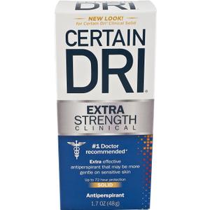Certain Dri Antiperspirant Solid for Excessive Perspiration1.7 Oz (Pack of 3)