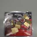 Master Lock Padlock, Solid Brass Lock, 3/4 in. Wide, 120T (Pack of 2-Keyed Alike) 