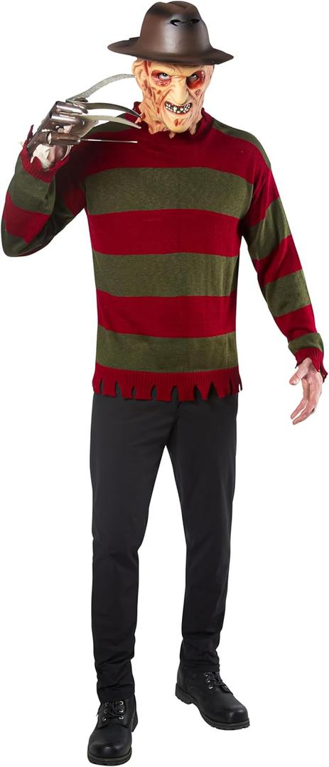 Rubie's Costume Men's Nightmare On Elm St Deluxe Adult Freddy Sweater (Multicolor)