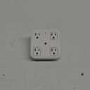 Philips 4-Outlet Extender, Grounded Power Adapter, Charging Station, Smart Surge, Wi-Fi Indicator Light, Compatible with Amazon Alexa and Google Assistant, ETL Listed, White, SPP4311WF/37