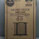 Regalo Safety 30-35 Extra Wide Baby Gate for Doorways & Bottom of Stairs, Pressure Mounted Walk-Through Gate for Babies, Toddlers & Pets, Bronze