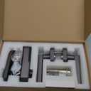 SMONET Smart Lock WiFi Door Lock with Lever Handle, Gold Keyless Entry Fingerprint Deadbolt,Remote Control App,Auto Lock, Easy to Install,Brass