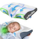 Derila Cervical Queen Size Pillow for Sleeping - Support Pillow for Side, Back, Stomach Sleepers - Contour Best Bed Pillows for Sleeping