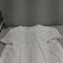 Women's Summer T Shirts Loose Fit Soild Color Basic Flowy Tops Trendy Casual Crewneck Short Sleeve Blouses (White,3X-Large)