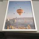 16x23 Picture Frame White for Poster Photo Picture, Horizontal and Vertical Formats for Wall Hanging, 16 x 23 Wall Gallery Poster Photo Frame for 16 by 23 Photos Posters, White