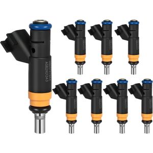2005-2019 Fuel Injector Fit for Dodge Charger/Durango 09-19, for RAM 1500 2500 3500 11-18, for Chrysler 300 05-18, for Jeep Commander 09-10, Grand Cherokee 06-10, 5.7L 6.1L, Replaces 05037479AA, FJ732