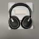 Active Noise Cancelling Headphones,120H Playtime Bluetooth 6.0 Wireless Headphones with Power Display & 6-Mic ENC Calls, 360 Spatial Audio Over Ear Headphones Foldable Headset for Travel Office Game (Black)