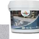 Epoxy Colored Sand Floor Paint, Self-Leveling Epoxy Floor Paint for Indoor and Outdoor, Wear-resistant, Non-slip, Excellent Results on Concrete and Flat Adobe Surfaces(Milky White,1KG/35OZ)