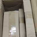 Elama Lightweight Dinnerware Set, 12 Piece, White and Light Blue