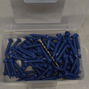 1/4 x 1-1/4" Hex Head Concrete Screw Anchor, for Anchoring to Masonry, Block or Brick (100Pcs)