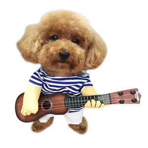 NACOCO Pet Guitar Costume Dog Costumes Cat Halloween Christmas Cosplay Party Funny Outfit Clothes (XL)