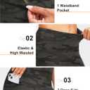 SANTINY Women's Fleece Lined Winter Leggings Water Resistant High Waisted Thermal Hiking Running Warm Pants Women Pockets (S)