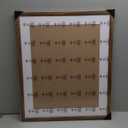 Rustic Walnut 20x24 Frame - Single Frame, 20 x 24 Poster Frame with Mat for 16x20, Picture Frames for Artwork, Puzzles, Photos and Movie Posters, Perfect Christmas Frame