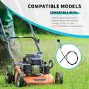 055-8020-00 055802000 Throttle Control Cable Compatible with Bad Boy ZT Elite, Maverick, MZ Magnum, MZ Rambler, Compact Outlaw, Walk Behind Lawn Mower