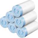 80 Count Waste Bags for Self-Cleaning Cat Litter Box, Replacement Extra Large Cat Litter Box Liners, 4 Rolls Drawstring Trash Bags for Robot, 20 x 18 Inches4 Packs/80 Counts