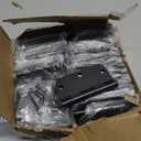 30 Pack Rounded Matte Black Door Hinges 3.5 Inch 5/8" Radius Interior 3 1/2" Flat Iron Bifold Residential Standard Bedroom Indoor for Doors 3 ½"Hardware Control House Home Decor Essentials Accessories