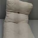 Indoor Bench Cushions, Tufted High-Density Foam Cushions for Indoor Furniture, Soft Bench Seat Cushion with Non-Slip Bottom, 36" X 14" X 4 (Cream)