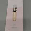 New Portable Mini Curling Iron brush with 7000mAh USB Rechargeable Curling Wand, Negative Ion, Pink TRAVEL KIT