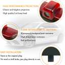 Car Led Door Logo Light Ground Courtesy Door Light Projector Compatible with C Class W204 C200 2008-2013 C230 C280 2008 C260 C300 2010-2013 Ghost Shadow Light 4Pcs
