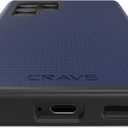 Crave Galaxy S22 Ultra Case, Shockproof Protection Dual Layer Case for Samsung Galaxy S22 Ultra 5G (6.8 inch) - Navy
