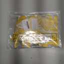 Boao Pre- Strung Half Birthday Decorations Set 6 Months Happy 1/2 Birthday Banner, Glitter 1/2 Half Year Cake Topper, Triangle Flag Banner for Baby Shower Party Photoshoot Props (Gold)