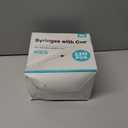 120 PCS 3ml Syringe with Cap for Liquid, Oral Syringe without Needles for Medicine Dropper, Colostrum Collect, Feeding Pets, Liquid Measuring, Individually Sealed, Luer Slip