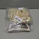 Bridesmaid Proposal Gifts, 18 PCS Bridesmaids Silk Hair Scrunchies, Pearl Hair Clips & Heart Shaped Sunglasses Set, Bridesmaids Gifts for Wedding Day & Bridal Shower Favors(Champagne Gold)