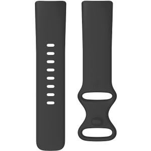 Fitbit Charge 5 & 6 Infinity Accessory Band, Official Fitbit Product, Black, Large