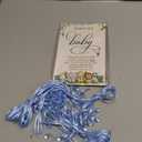 Geetery 51 Pcs Don't Say Baby Game Sign Greenery Cool Baby Shower Game 50 Pacifier Necklace Wooden Don't Say Sign Plastic Pacifier Party Favor for Gender Reveal(Greenery,Blue)