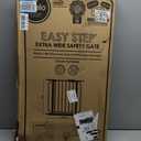 Regalo Safety 29-49" Easy Step Extra Wide Baby Gate for Doorways & Bottom of Stairs, Pressure Mounted Safety Gate with Door for Babies, Toddlers & Pets, Platinum