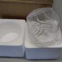 Unicozin Modern Bathroom Light Fixtures, 3 Light Vanity Lights, Gold Wall Lamp with Clear Glass for Bathroom, Mirror, Living Room, Bedroom, Hallway, E26 Base