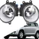 1 Pair H11 Fog Lights Replacement for 2007-2014 Camry, 2009-2018 Corolla, 2007-2012 Yaris, 2006-2012 RAV4, 2010-2014 4Runner
