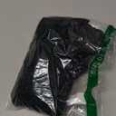 REORIA Womens Trendy Sexy Mock Turtle Neck Long Sleeve Sheer Mesh Ruched Going Out Bodysuits Tops (Small, Black)