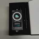 Hidden Camera Detectors, Anti Spy Camera Finder, GPS Tracker Detector, Hidden Devices Detector for Airbnb, Hotels, Bathroom, Home, Office (Black)