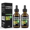 2 Pcs Cyperus Rotundus Oil for Hair Removal, Natural Cyperus Rotundus Oils to Reduce Unwanted Hair Growth, Soothing & Moisturizing, Shrinks Pores, Smooth Skin Care (2 Fl Oz (Pack of 2))
