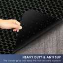 Vicwe Office Chair Mat for Carpet, 60"x46" Anti-Slip Waterproof Floor Protector Desk Chair Mat for Rolling Chairs, Heavy Duty Chair Mat with Studs,Easy Glide Floor Mat for Home,Gaming