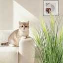 5ft/59in Artificial Plants Outdoor Indoor,Fake Onion Grass In Pot