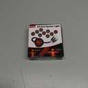 Nilight 3/4Inch Round Marker Light 10PCS Red LED Brake Stop Turn Signal 3 Connectors Side Indicator Bullet Clearance Lights IP68 Waterproof for Trailer Truck Camper Van Boat Bus