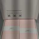 Crisky Baby Shower Thank You Cards with Envelopes & Stickers, 50 Pack Pink Gold Baby Thank You Greeting Cards Bulk for Girl, Watercolor Delicate Wildflower Design