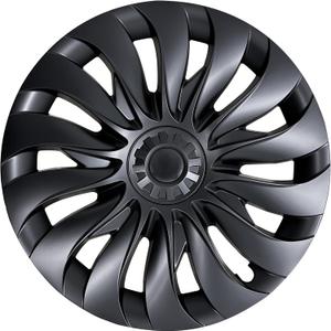 Wheel Cover for Tesla Model 3 Highland (2023-2025) 4PCS Hubcaps for Tesla Model 3 18 Inch Model 3 Wheel Cover Rim Cover Full Cover Hubcaps Model 3 Accessories (New Storm)
