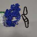 2 Swing Chains Heavy Duty (63") Fully Plastic Coated with 4 Free Quick Links Anti-Rust Iron Link Chains for Playground Kids Tree Swing Seat Accessories and Replacement (Blue)