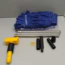 Commercial Mop, Heavy Duty Looped End String Wet Mop with 64'' Long Handle, Industrial Cotton Dust Mop with Extra Replacement Heads for Home, Office, Garage, Warehouse Floor Cleaning