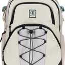 Champion Summit Backpack with Padded, Sternum, Waist Strap, Laptop Compartment for Travel, Outdoor, Commute, Autumn Beige, Medium