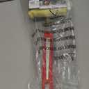 GRILLART Grill Brush Bristle Free. SteamWizards BBQ Replaceable Cleaning Head, Unique Seamless-Fit Scraper Tool for Cast Iron/Stainless-Steel Grates, Safe Barbecue Grill Cleaner-Red