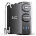 Stokk Reverse Osmosis System, 8 Stage Tankless Reverse Osmosis Water Filter, Reduces PFAS TDS, Under Sink RO System, 2:1 Pure to Drain, NSF/ANSI 58& 42, FCC Listed (400GPD, Grey)